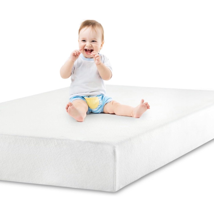 Photo 1 of Crib Mattress, Pack and Play Mattress Pad, Dual-Sided Baby and Toddler Mattress with Cool Gel Memory Foam and Removable Cover, Fits Standard Size Cribs and Toddler Bed, 52" x 28"