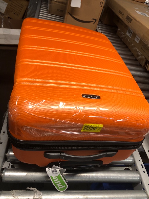 Photo 1 of **READ NOTES**
Rockland Hardside Expandable Carry On Luggage with Spinner Wheels, Orange
