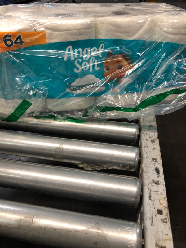 Photo 2 of Angel Soft® Toilet Paper, 16 Mega Rolls = 64 Regular Rolls, 2-Ply Bath Tissue