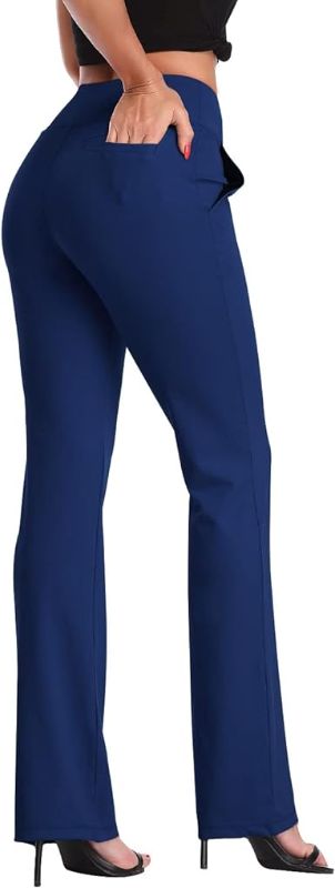 Photo 1 of DAYOUNG Bootcut Yoga Pants for Women Tummy Control Workout Bootleg Pants High Waist 4 Way Stretch Pants https://a.co/d/g9jm7PZ