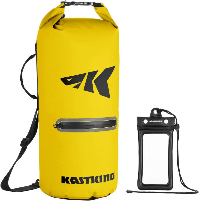 Photo 1 of KastKing Cyclone Seal Dry Bag-100% Waterproof Bag with Phone Case Front Zippered Pocket,Perfect for Beach,Fishing,Kayaking,Boating,Hiking,Camping https://a.co/d/djObyKl