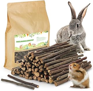 Photo 1 of Heylcm 600g/1.3lb Apple Sticks for Rabbit Chew Toys Small Animals Molar Wood Treats Toys for Chinchillas Hamsters Guinea Pigs Small Animals https://a.co/d/5aAEb1j