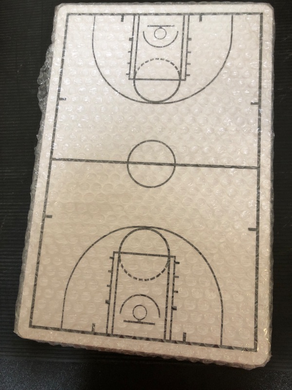 Photo 2 of Basketball Coach Clipboard, Erasable White Single Sided Basketball Scoreboard, Basketball Clipboard for Coaching, Basketball Practice Dry Erase Board, Basketball Gifts for Coaches