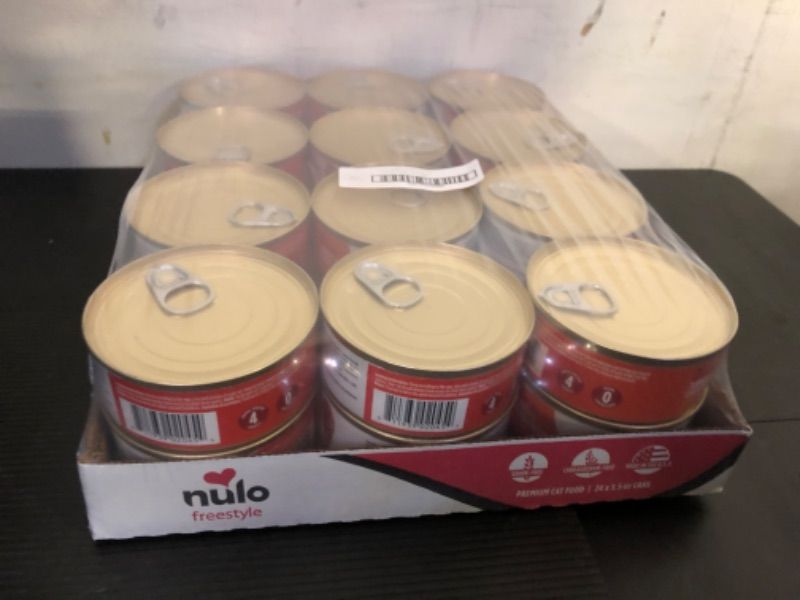 Photo 2 of exp date 11/2026  24pcs--Nulo Freestyle Turkey/Chicken Can Cat Food,5.5 Ounce (Pack of 24pcs)