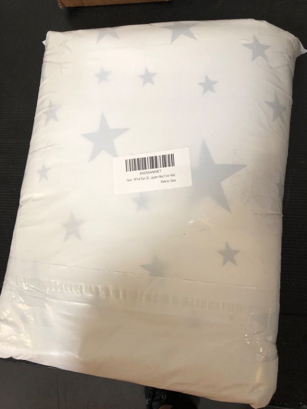 Photo 1 of Baby Playpen Mat Floor Mat, Premium ??????? ??? 50" X 50", Thicker One-Piece Crawling Mat with White Stars Pattern, Non-Slip Baby Play Mat for Infants, Babies, Toddlers. White 50"x50"