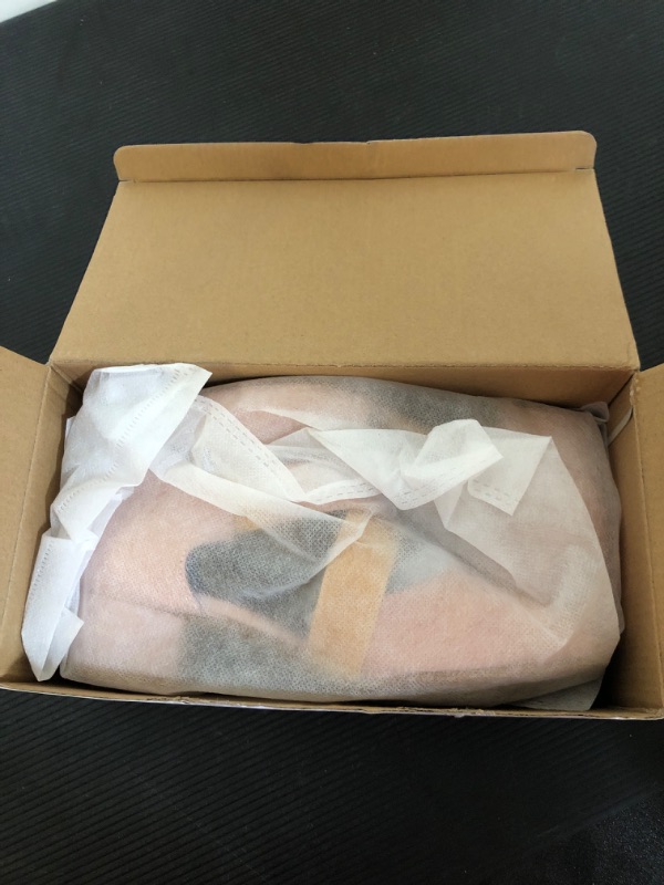 Photo 1 of Ballroom Dance Shoes Women Closed Toe Low Heel Latin Salsa Swing Social Practice Dancing Sandals 1.5" Heel S05 6 Nude_1.5 Inches Heel