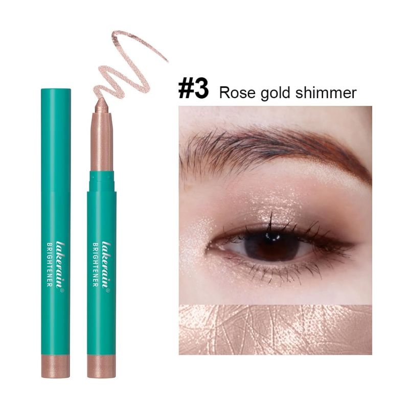 Photo 1 of  LGSZGDCN Creamy Eyeshadow Stick, Eye Brightener pen, Powder Waterproof Glitter Highlighter Eye Liner, Highlighting Stick Eye Brightener,Champagne Shimmer...
