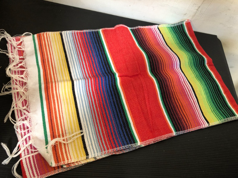 Photo 1 of  Mexican Handmade Artisanal Sarape Table Runner 
