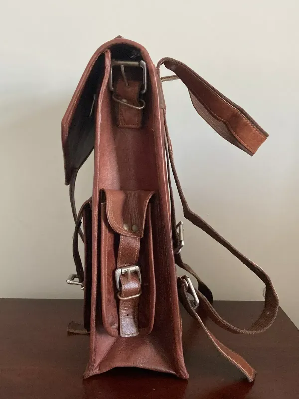 Photo 2 of  Leather Backpack Brown
