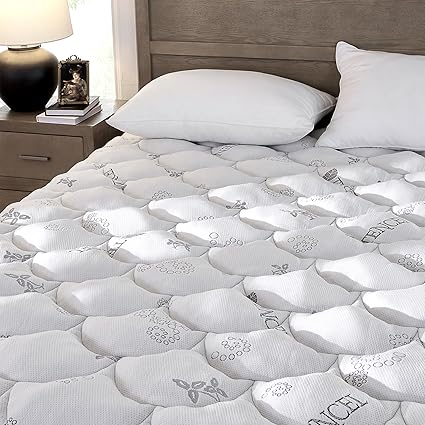 Photo 1 of *Queen sized*
Padded Topper Queen Size 40% Tencel Blend Rayon from Bamboo and Cotton Filled Mattress Cover, Thick, Luxurious and Comfort Mattress Pad, Deep Pocket for 21" Mattress