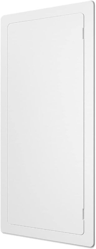 Photo 1 of Access Panel for Drywall - 14 x 29 inch - Wall Hole Cover - Access Door - Plumbing Access Panel for Drywall - Heavy Durable Plastic White