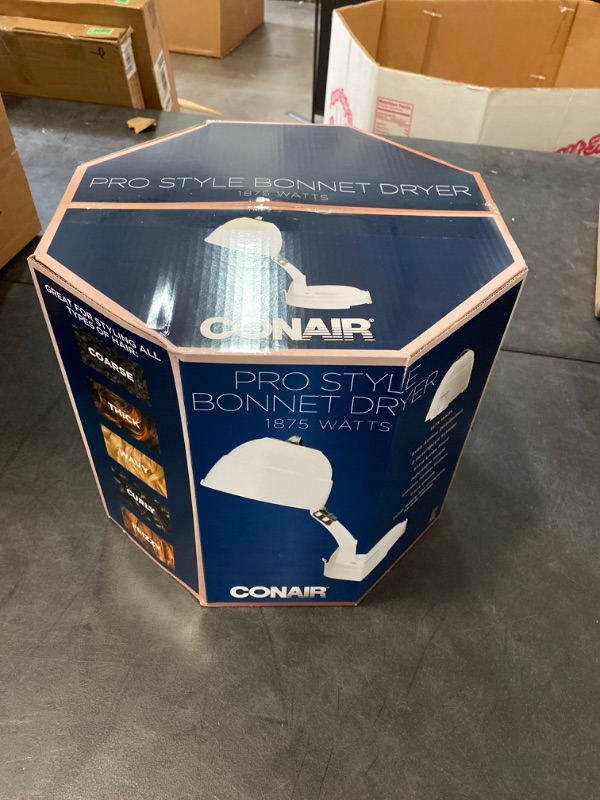 Photo 3 of Conair Bonnet Hair Dryer, 1875W Pro Style Bonnet Ionic Hair Dryer