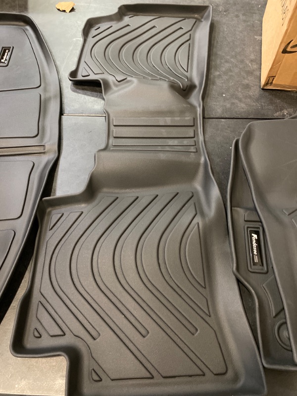 Photo 4 of Floor Mats & Trunk Mat Set Compatible for Honda HR-V 2023-2024 All Weather Mat Front & 2nd 2 Row Seat & Cargo Liners Black (Fit All Models)