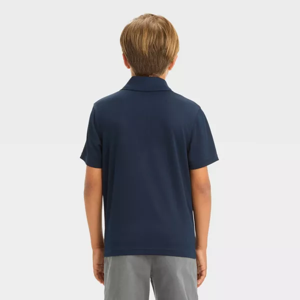 Photo 2 of Boys' Short Sleeve Performance Uniform Polo Shirt MEDIUM- Cat & Jack™ x2
Navy Blue