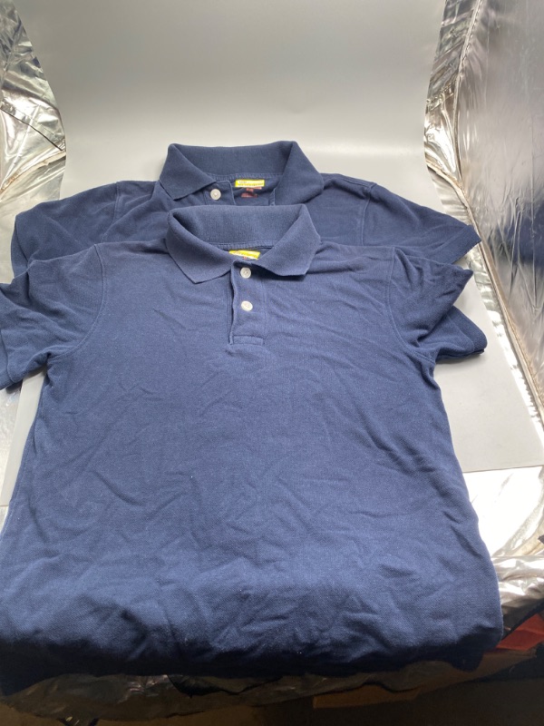 Photo 3 of Boys' Short Sleeve Performance Uniform Polo Shirt MEDIUM- Cat & Jack™ x2
Navy Blue