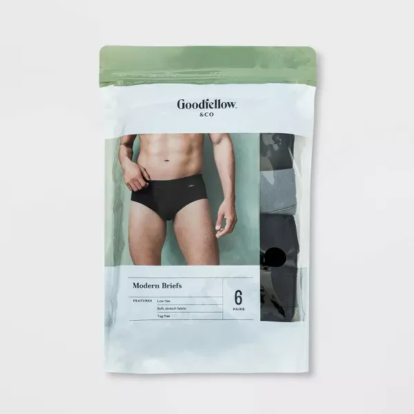 Photo 1 of Large Men's Modern Briefs 6pk - Goodfellow & Co™