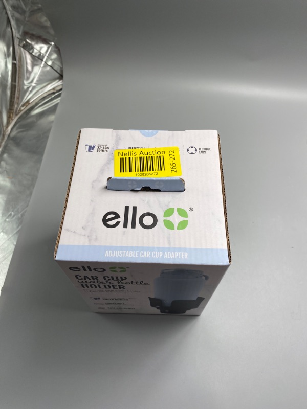 Photo 3 of Ello Adjustable Car Cup Adapter Water Bottle Accessories Black