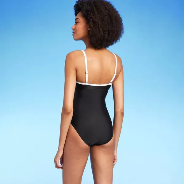 Photo 2 of Size XL Women's Crepe U-Wire One Piece Swimsuit - Shade & Shore™