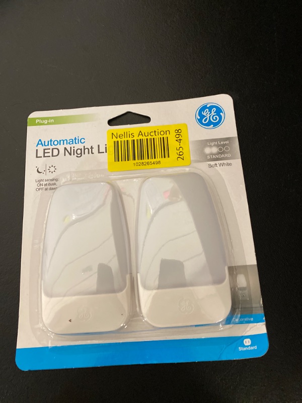 Photo 2 of GE Automatic LED Plug-in Night Light, Light Sensing, 5 in, 2-Pack