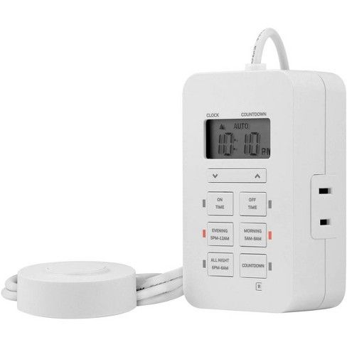 Photo 1 of Digital Timer with On/Off Tether, 2-Polarized Outlets