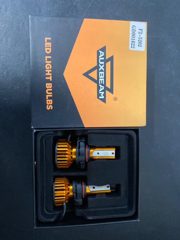 Photo 3 of 2x AUXBEAM H13 9008 LED Headlight Bulbs 10000LM 52W 6500K High & Low Combo Beam