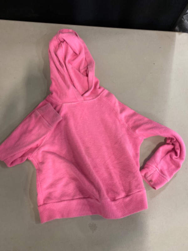 Photo 3 of 4Pc - Miscellaneous Girl's Clothing - 2 shirts 5T, 1 Shirt Small, 1 Pink Hoodie XS