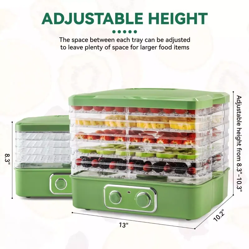 Photo 4 of Food Dehydrators BPA-Free, Stakable Tray Adjustable Temperature Controls 5 Tier