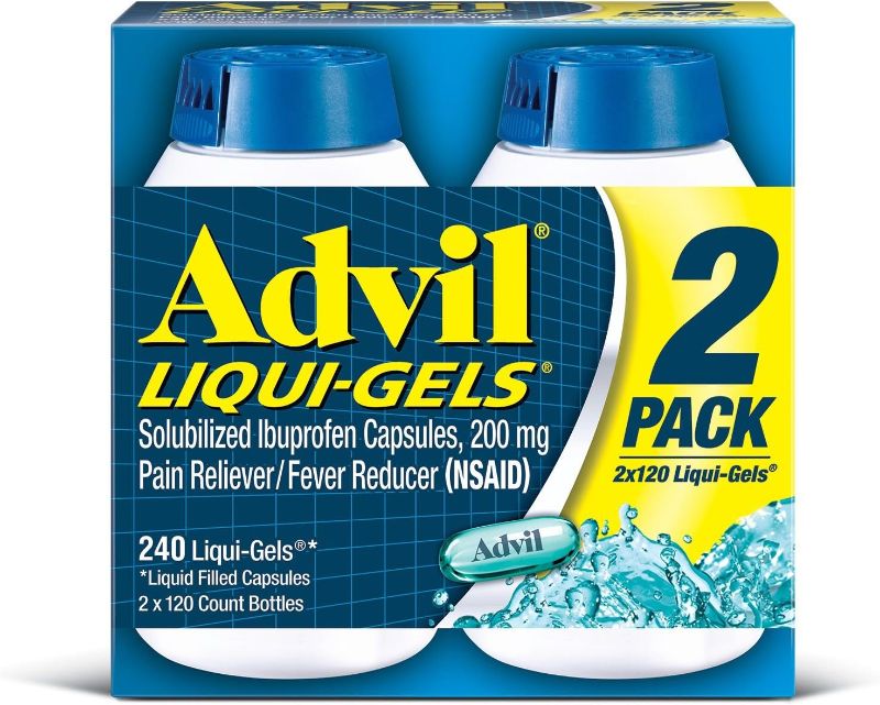 Photo 1 of Advil Liqui-Gels (2pk, 120 Count)