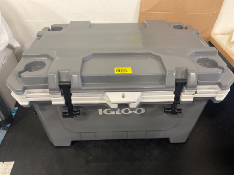 Photo 4 of Igloo Lightweight yet heavy-duty. The 70-quart IMX is the high-performance cooler countless adventurers rely on. Lightweight Durability - Its injection-molded design is super durable with amazing ice retention but weighs 40% less than coolers with similar