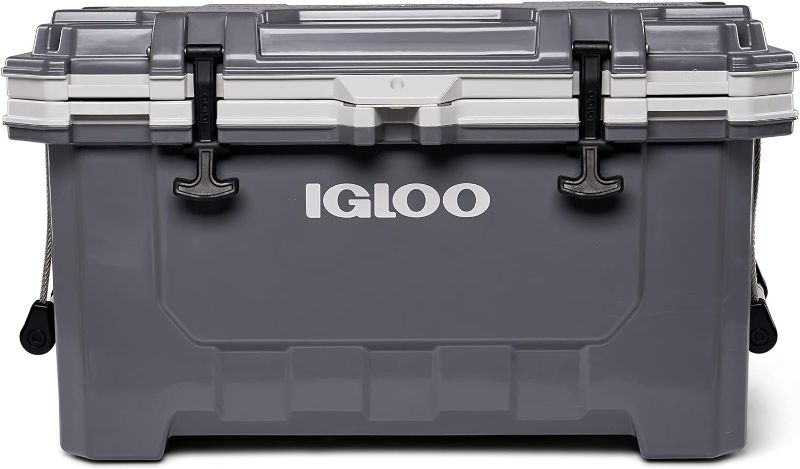 Photo 1 of Igloo Lightweight yet heavy-duty. The 70-quart IMX is the high-performance cooler countless adventurers rely on. Lightweight Durability - Its injection-molded design is super durable with amazing ice retention but weighs 40% less than coolers with similar