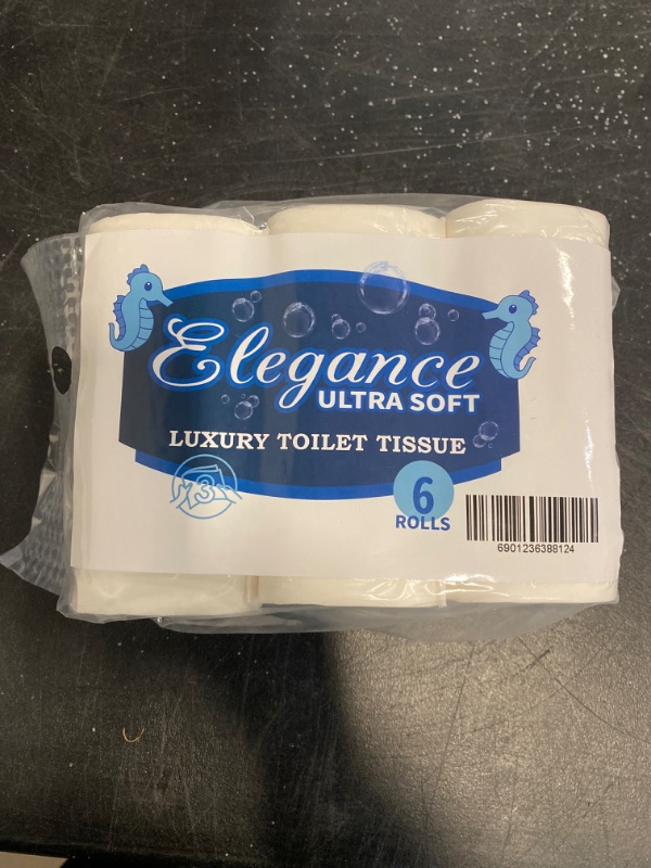 Photo 2 of Elegance Ultra Soft Luxury Toilet Tissue (6 Rolls)