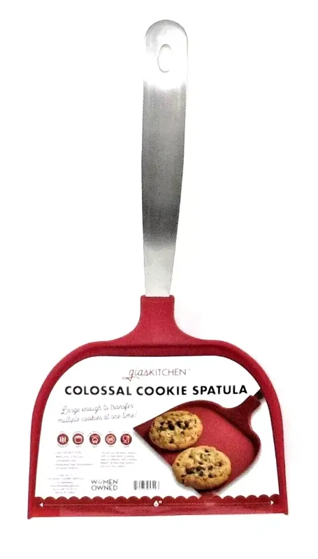 Photo 1 of Colossal Wide Cookie Spatula X-Large 12.5x6" stainless steel & nylon BPA-free