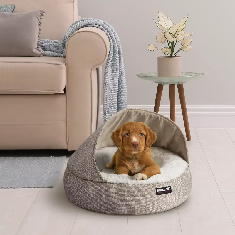 Photo 1 of Kirkland Signature 22” Round Hooded Pet Bed