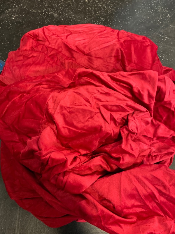 Photo 2 of Duncan - Refillable Oversized Bean Bag Chair - Red