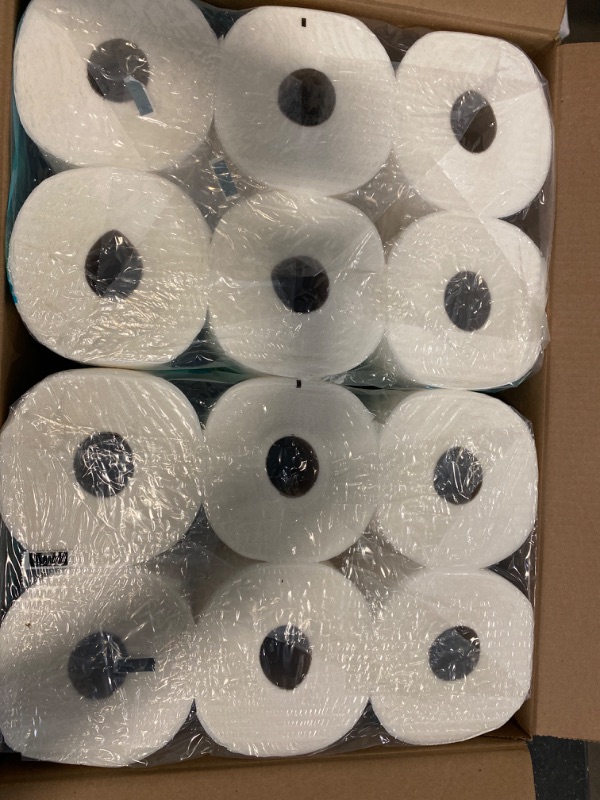 Photo 2 of Amazon Brand - Presto! Flex-a-Size Paper Towels, 158 Sheet Huge roll, 6 Rolls, Equivalent to 19 Regular Rolls, White 158 sheet (2 Packs of 6) White