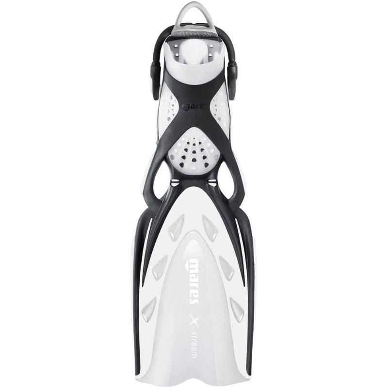 Photo 1 of Mares New X-Stream Scuba Diving Fins - White/Black (Size Large/X-Large)