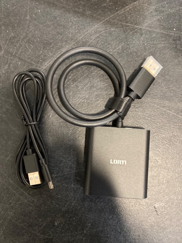 Photo 2 of Loryi USB C to Dual HDMI Adapter, 4 in 1 USB Type C(Compatible Thunderbolt 3/4)