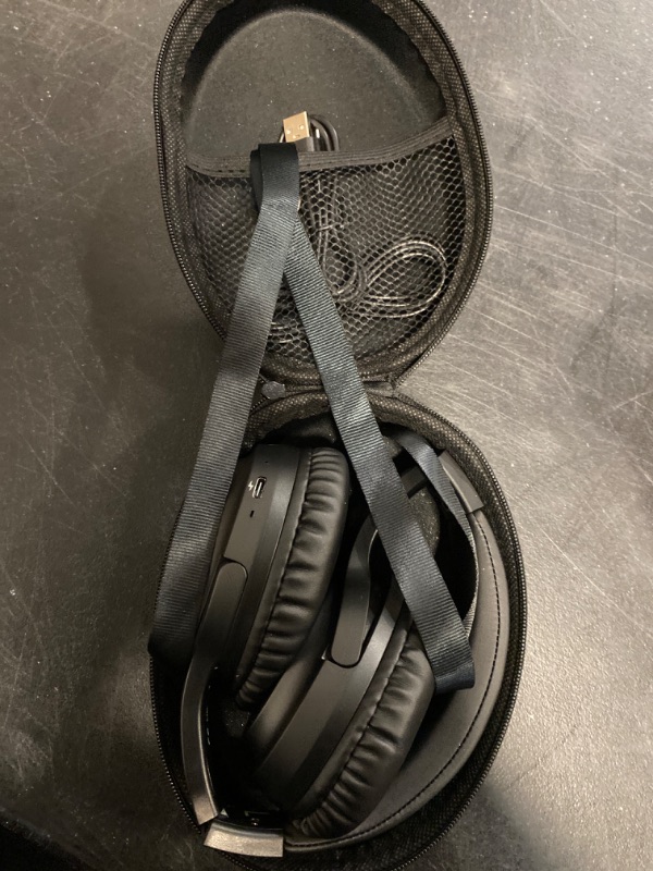 Photo 1 of Bluetooth Headphones Over Ear 120H Playtime, Wired Wireless Headphones with Microphone, Foldable Lightweight HiFi Stereo Sound Headset with Headphones Case, for Travel/Work/PC