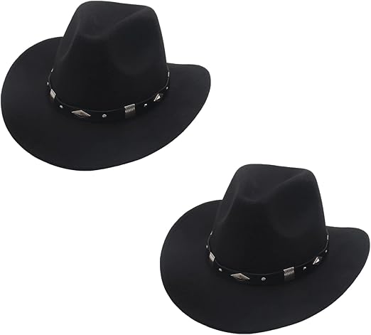 Photo 1 of Faringoto Cowboy Hat for Women Men Western Hat Straw Beach Sun Sombrero Cowgirl Hat