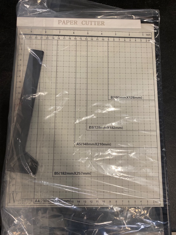 Photo 1 of Guillotine Paper Cutter 12 inch,10 Sheets Capacity,Paper Cutters with Magnetic Guide and Safety Lock,Paper Trimmer for Cardstock,School and Office