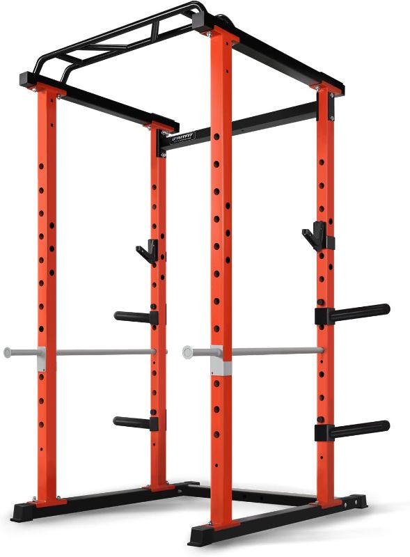 Photo 1 of RitFit PPC01 Power Cage 1000LB Capacity and Packages with Optional Basic Power Rack, Weight Bench, Barbell Set with Olympic Barbell, DIY LAT Pull Down Pulley System, for Garage & Home Gym