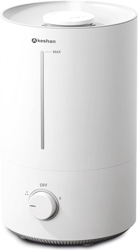 Photo 1 of 4L/1 Gal Humidifier for Bedroom, Ultrasonic Cool Mist Top Fill Humidifier with 350ML/H Large Mist Speed, Remote, Quiet Tower Humidifier for Baby Home Plant Yoga Sleep Office (Mechanical model)