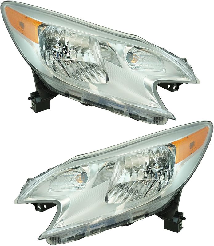 Photo 1 of Headlight Assembly Set of 2 - Halogen - Mechanics Choice for 2014-2016 Nissan Versa Note