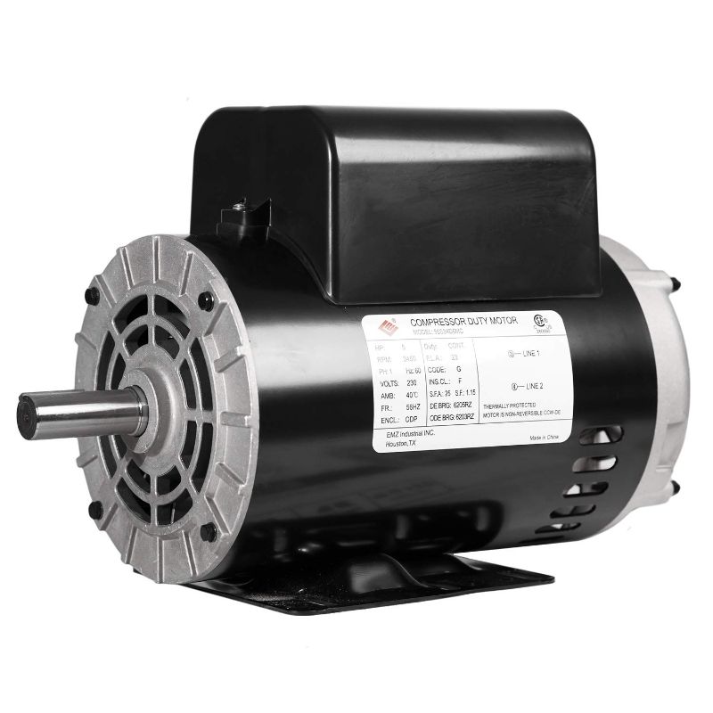 Photo 1 of 1/2 HP Compressor Duty Electric Motor 230V 1 Phase 56HZ Frame 7/8" Shaft 3450 RPM