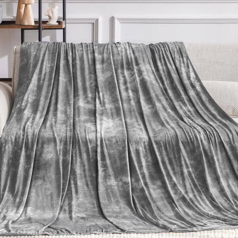 Photo 1 of Guohaoi Cooling Blanket Full Size Summer Blanket Tie Dye for Hot Sleepers Lightweight Breathable Bed Blanket, Arc-Chill Q-Max >0.5 Cool Fiber (60''x90'')