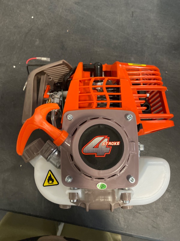 Photo 2 of 4-Stroke Petrol Engine Single Cylinder Gasoline Engine 31cc, Mini Engine for Brush Cutter Lawn Mower