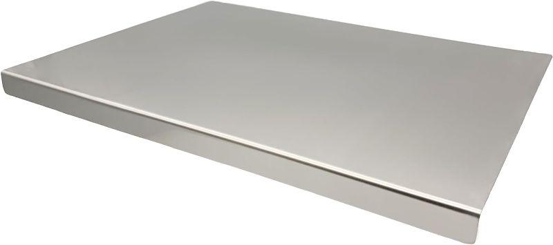 Photo 1 of Stainless Steel Cutting Boards for Kitchen,Baking Board,Pastry Board,kneading Panel - Suitable for Cutting Vegetables, Fruits, Meat,bread - Easy To Clean and Store (50x40cm/19.6x15.7in)