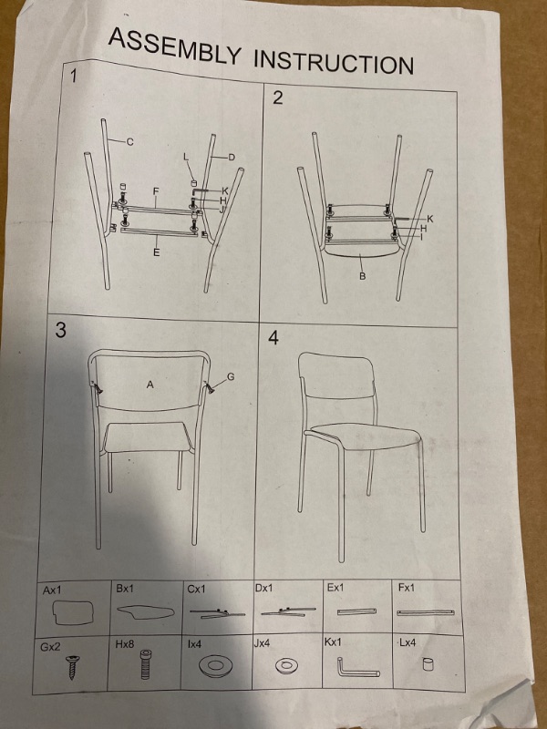 Photo 3 of Elevon White Dining Chair | Plastic | 500-Pound | 2-Pack