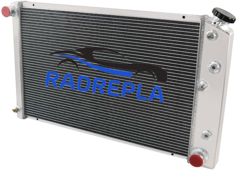 Photo 1 of 3 Row Aluminum Radiator for 1970-1987 Chevy/GMC C/K/G Series C10 C20 C25 C30 C3500 K10 K20 Nova Camaro Blazer CU162 Radiador for 1978-88 G-Body Monte Carlo El Camino Regal Cutlass Radiators