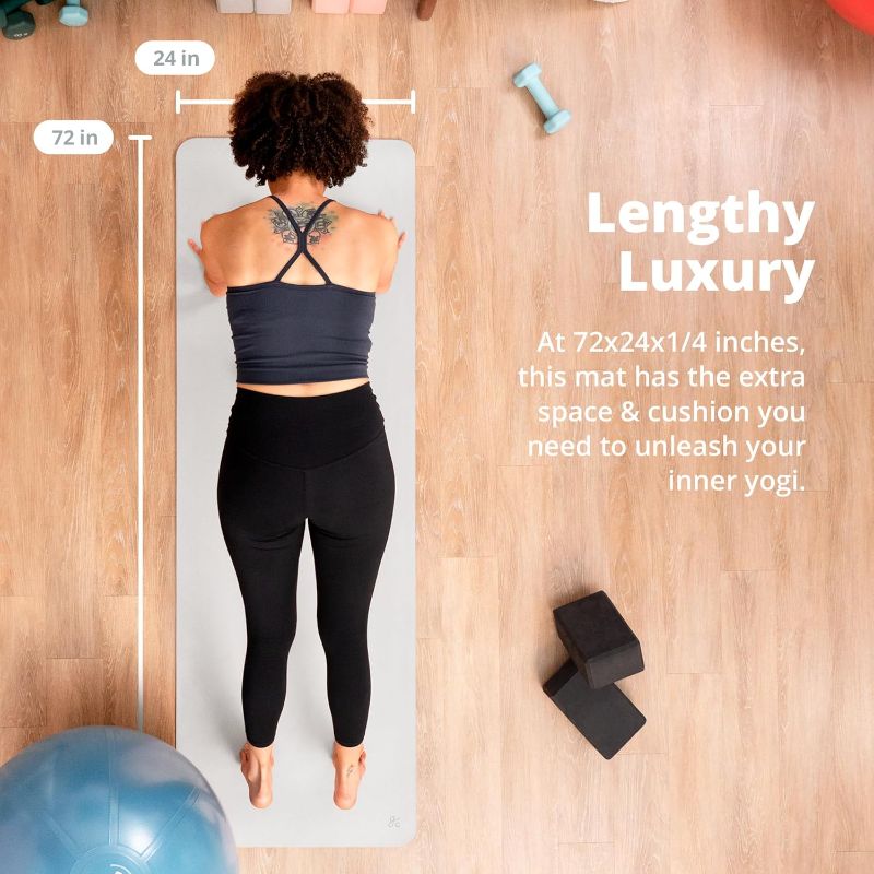 Photo 1 of Greater Goods Professional Yoga Mat - Exercise Mat for Fitness, Balance, and Stability,